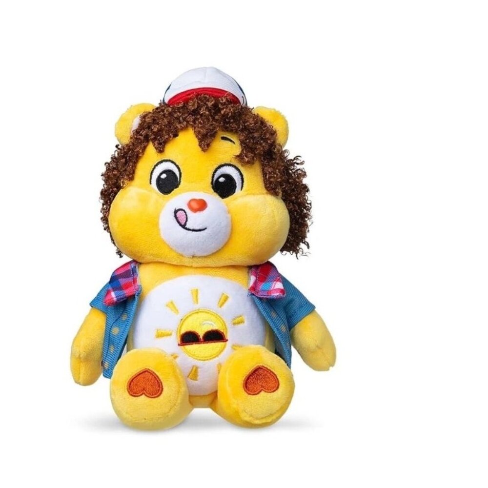 NWT Care Bears x Stranger Things Funshine Bear as Dustin‎